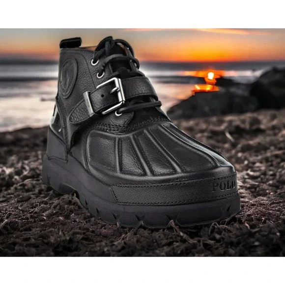 Polo Ralph Lauren | Shoes | Polo Ralph Lauren Black Oslo Low Rrl